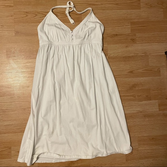 Dresses & Skirts - White Tie Up Halter Summer Dress